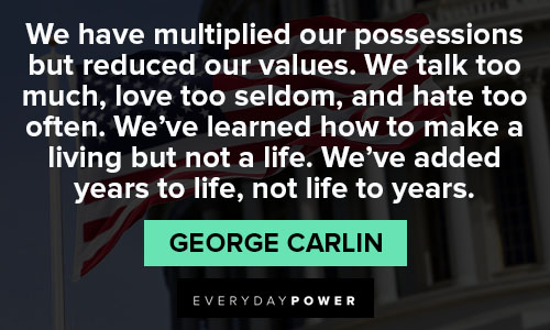 george carlin quotes and sayings