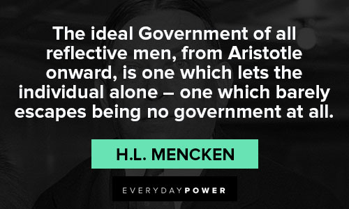 H.L. Mencken quotes to helping others