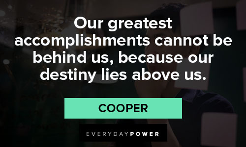 Interstellar quotes to motivate you