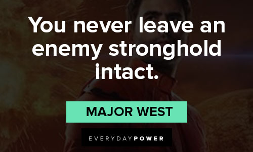 Lost in Space quotes about you never leave an enemy stronghold intact