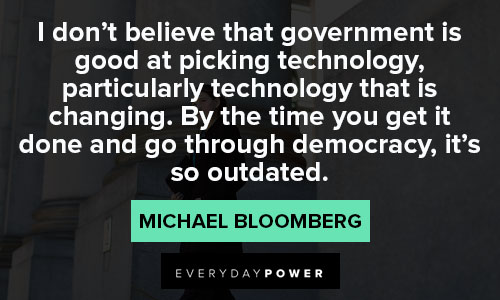 Michael Bloomberg quotes and sayings