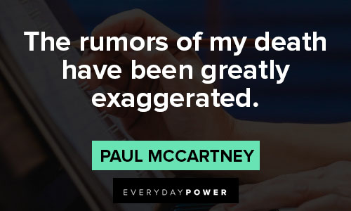 Paul McCartney quotes on songwriting and life
