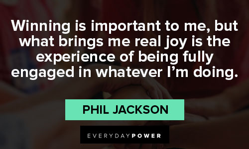 Phil Jackson quotes about winning and success