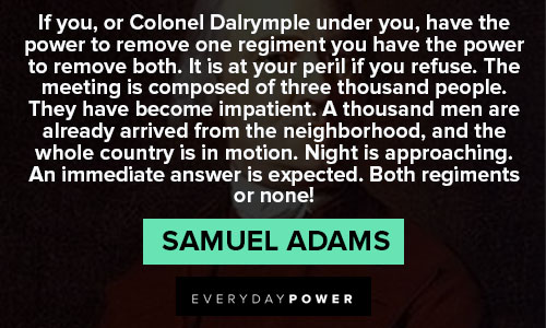 Samuel Adams quotes