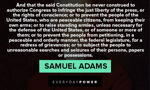 Relatable Samuel Adams quotes