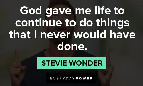 Funny Stevie Wonder quotes