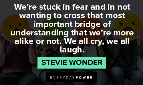 Stevie Wonder quotes about life