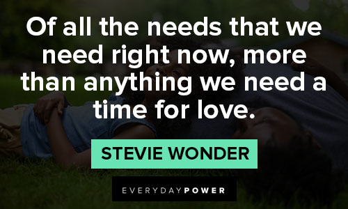 More Stevie Wonder quotes