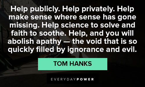 Tom Hanks quotes to motivate you